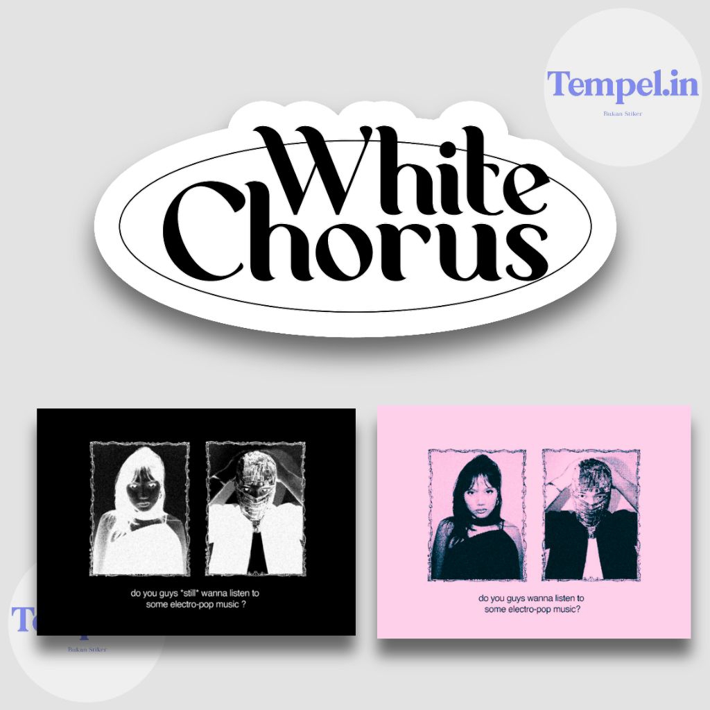 STIKER BAND WHITE CHORUS ,ELECTRO POP