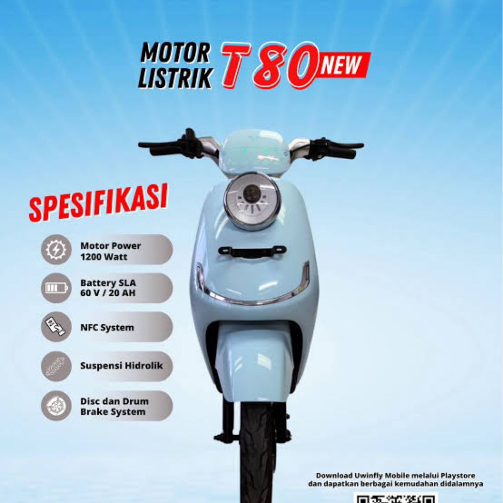 Motor Listrik Uwinfly T80