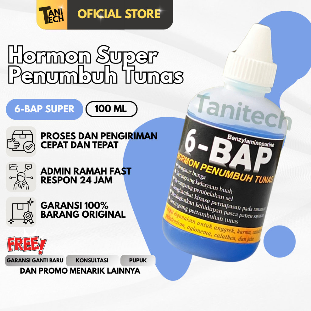 Hormon BAP 100ml Perangsang Bunga & Tunas Cepat Lebat Pupuk Cair Tanaman