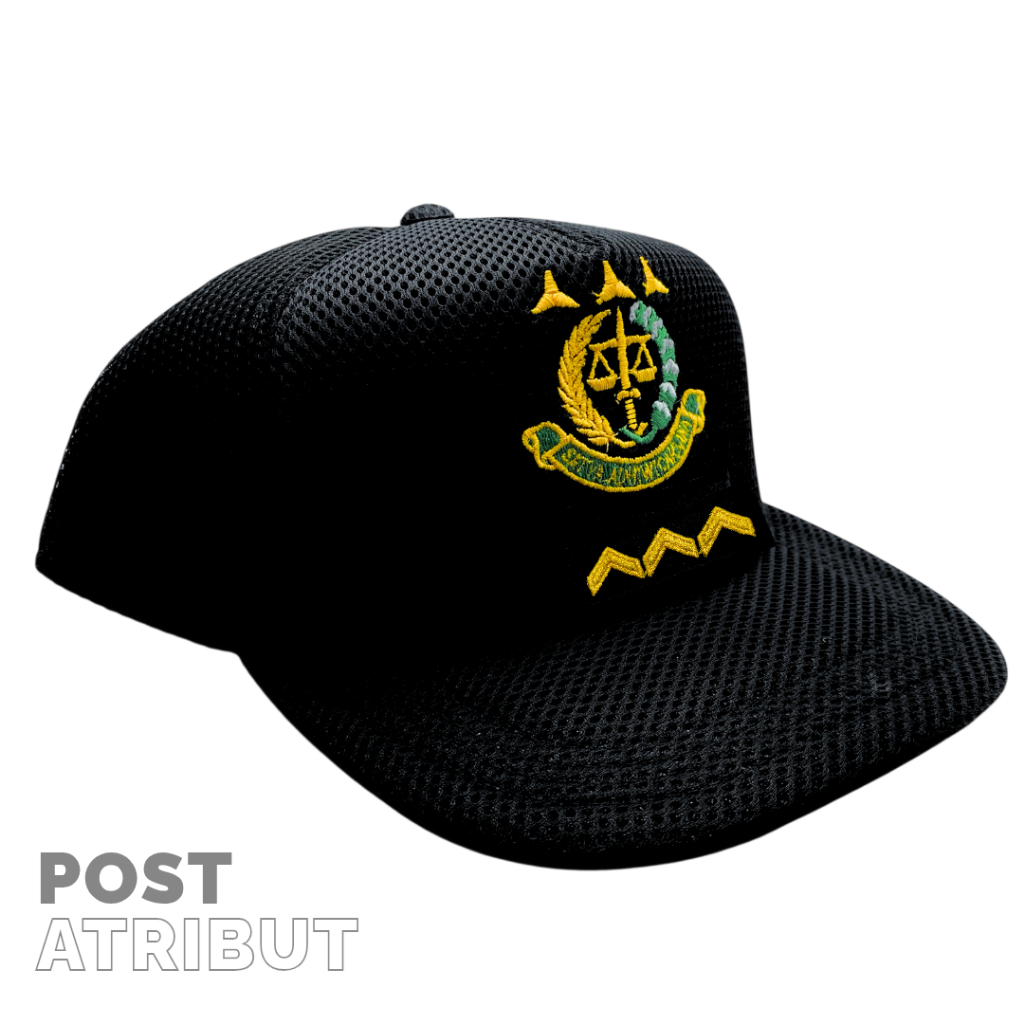 Topi Lapangan Type Fieldcap Jaring Kejaksaan RI / Topi Fieldcap Lapangan / Topi Jaksa-Kejaksaan / To