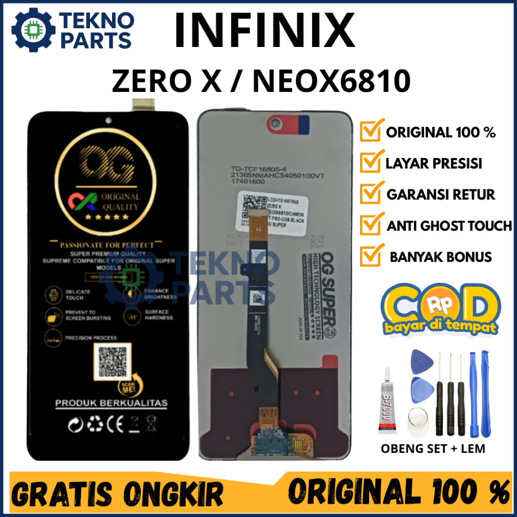 LCD Infinix Zero X Neo Infinix Neo X6810 Fullset New Spareparts | LCD Infinix OG Super Meetoo