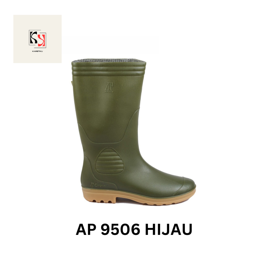 AP 9506 Hijau - Sepatu Boot / Boot Air
