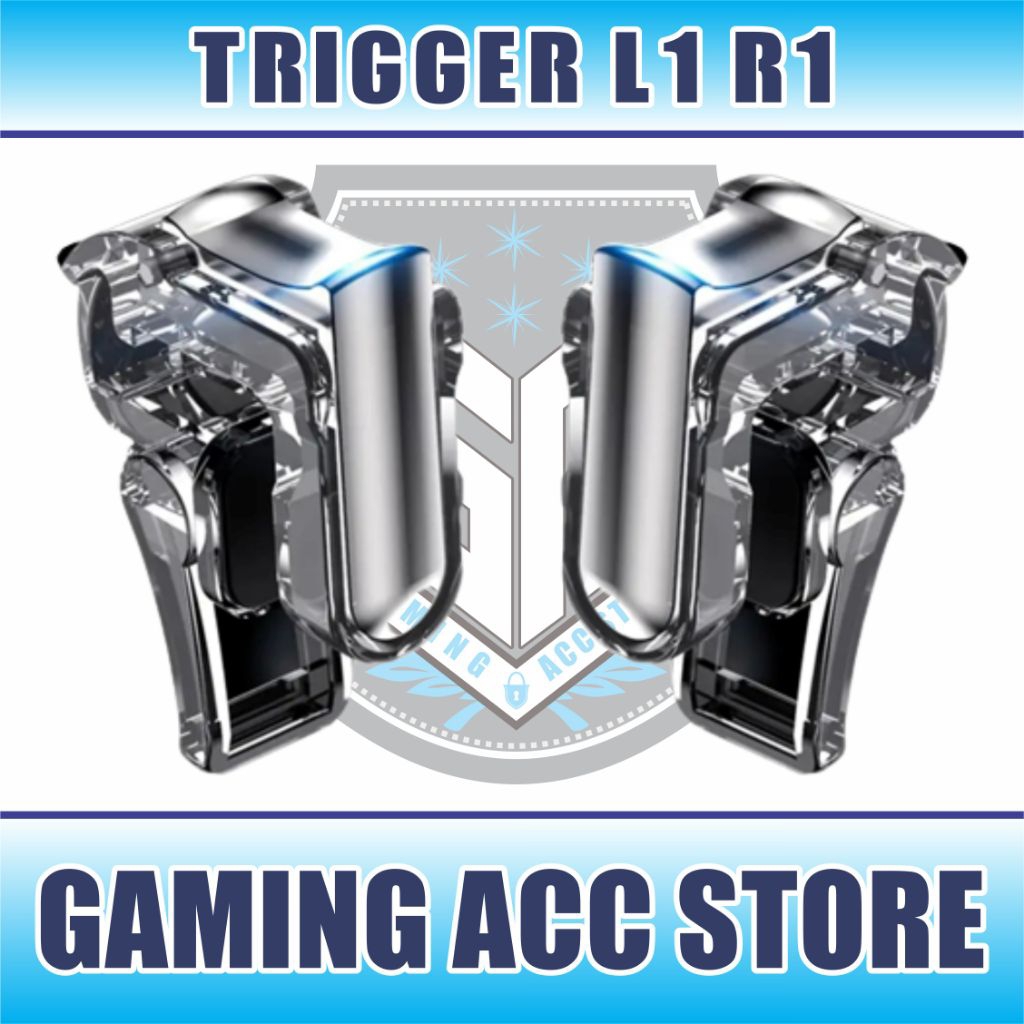 Trigger GT01 - Fire Button Joystick Trigger L1 R1 Mobile Gaming Shooter For Game FPS - PUBG, FF.