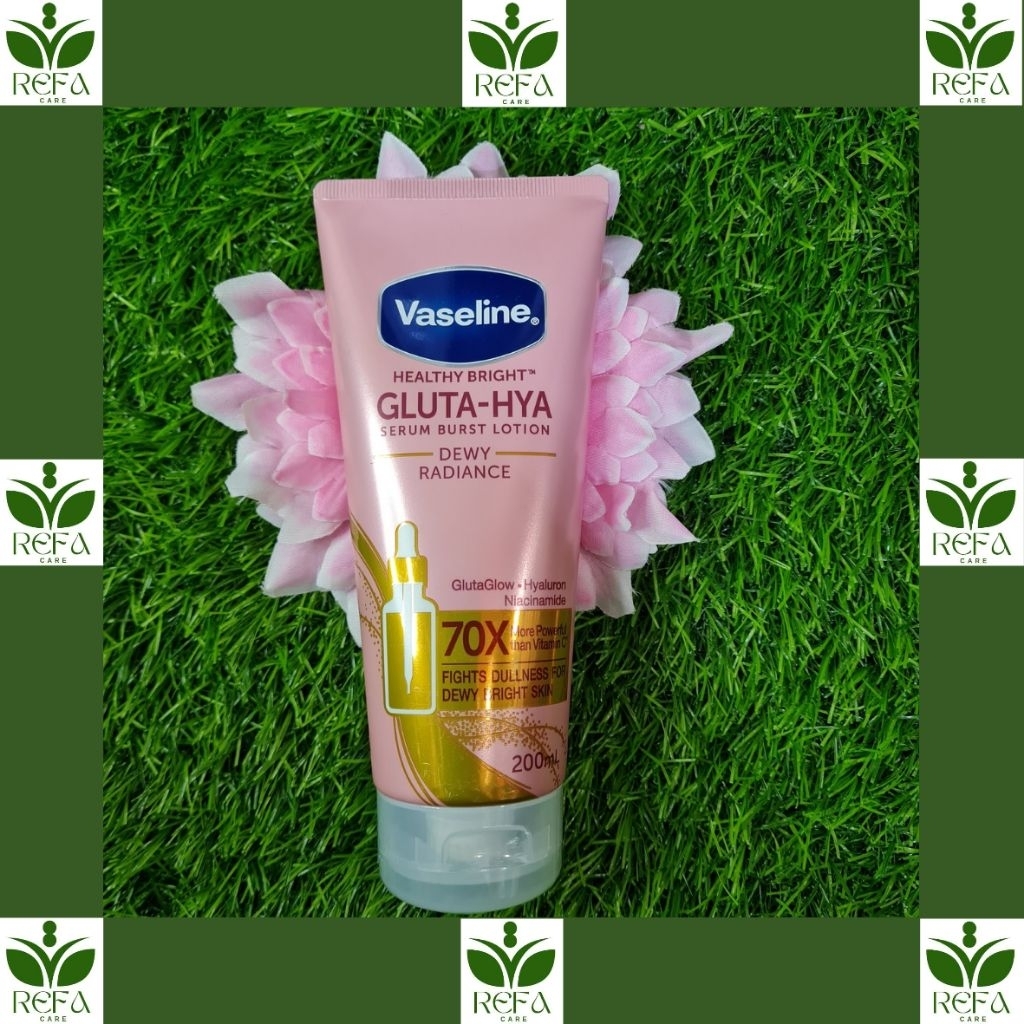 VASELINE GLUTA-HYA SERUM BRUST LOTION DEWI RADIANCE 200 ML