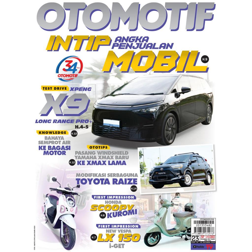 Tabloid Otomotif edisi Oktober 2025 - Otomotif No.23
