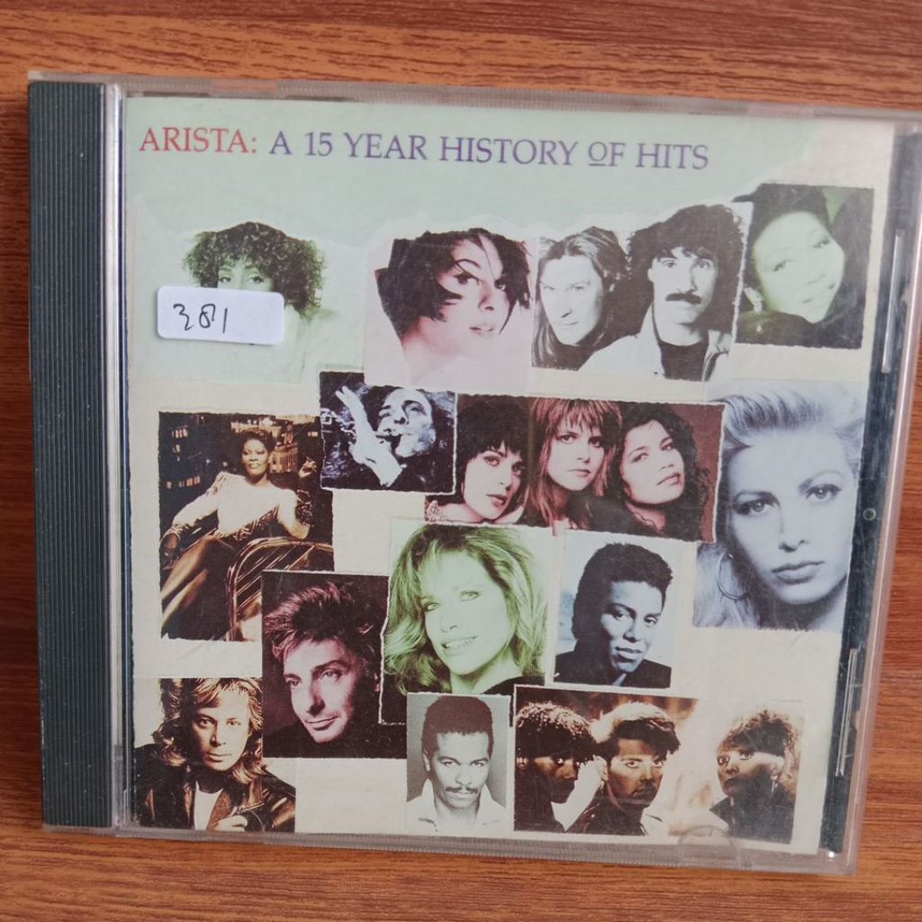 cd audio kompilasi Arista: A 15 year history of hits