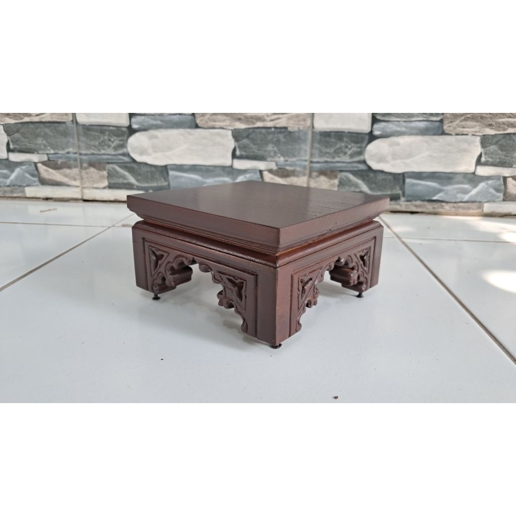 Meja Display Meja Bonsai Meja Tatakan Bahan Kayu Jati