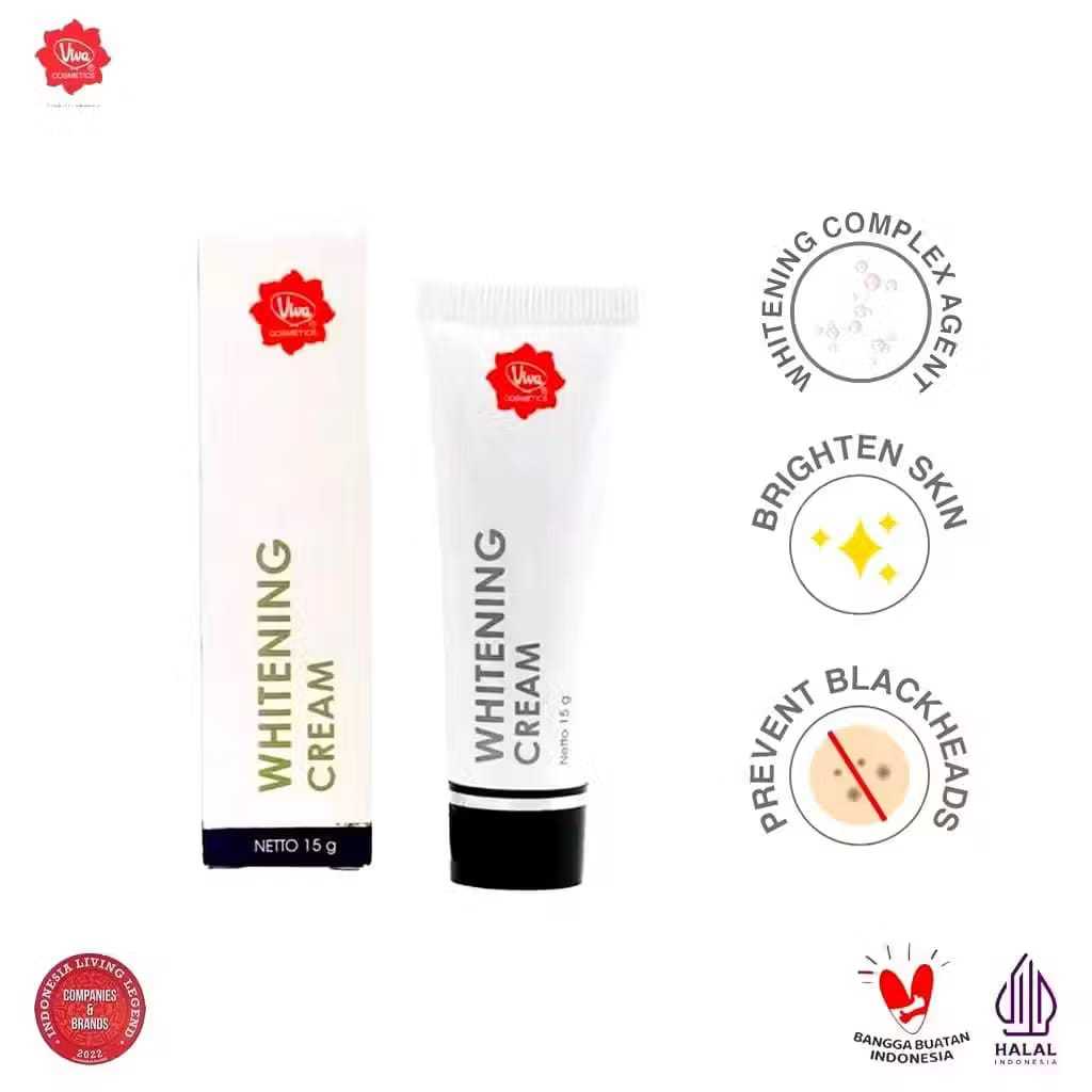 Viva Whitening Cream Menghilangkan Flek Glowing