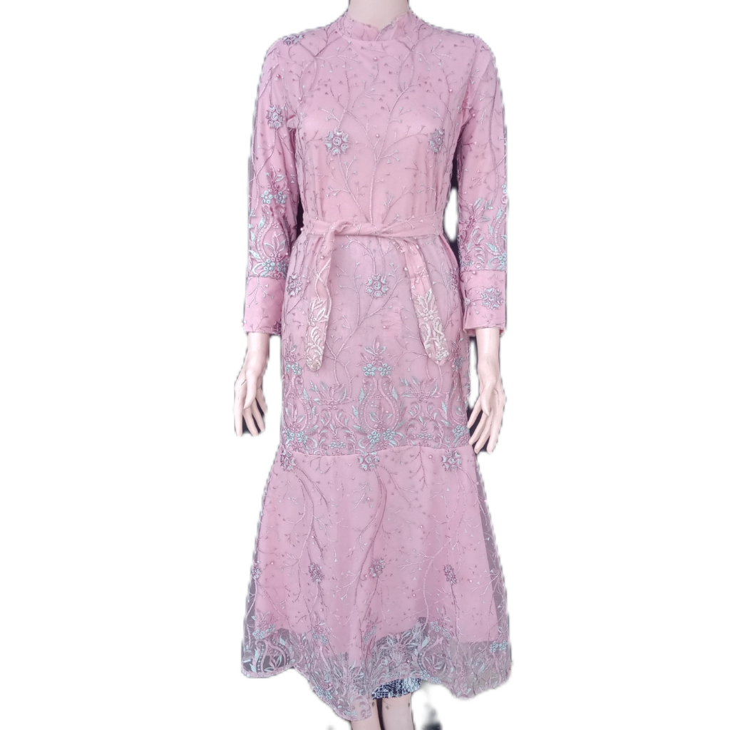 Gamis Brokat Duyung / Kebaya Modern Model Duyung Gamis Duyung Kebaya Tradisional Wanita dengan Desai