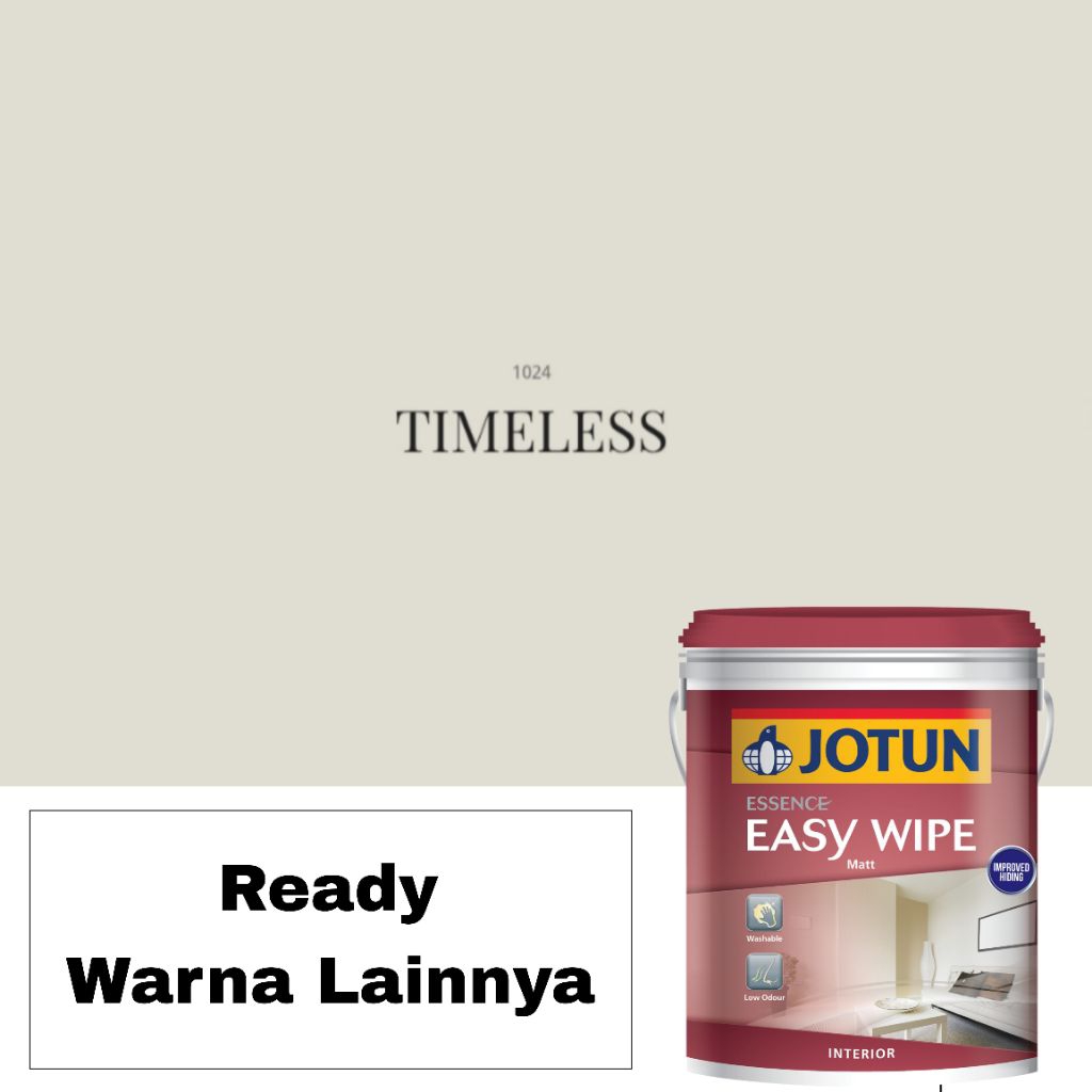 Jotun Easy Wipe 1024 TIMELESS 18L (25kg) / Cat Dinding Tembok Interior