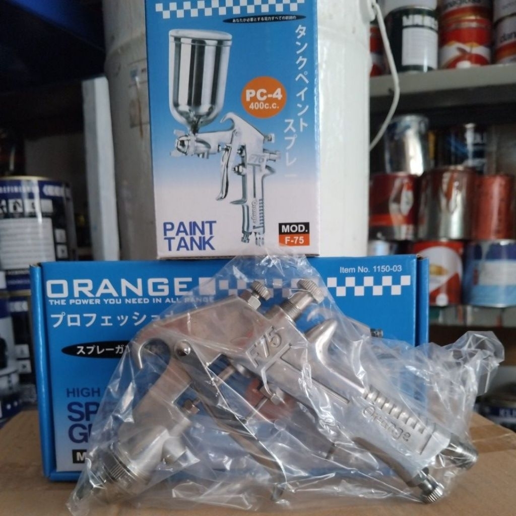 Spray Gun OrangeF75 halus