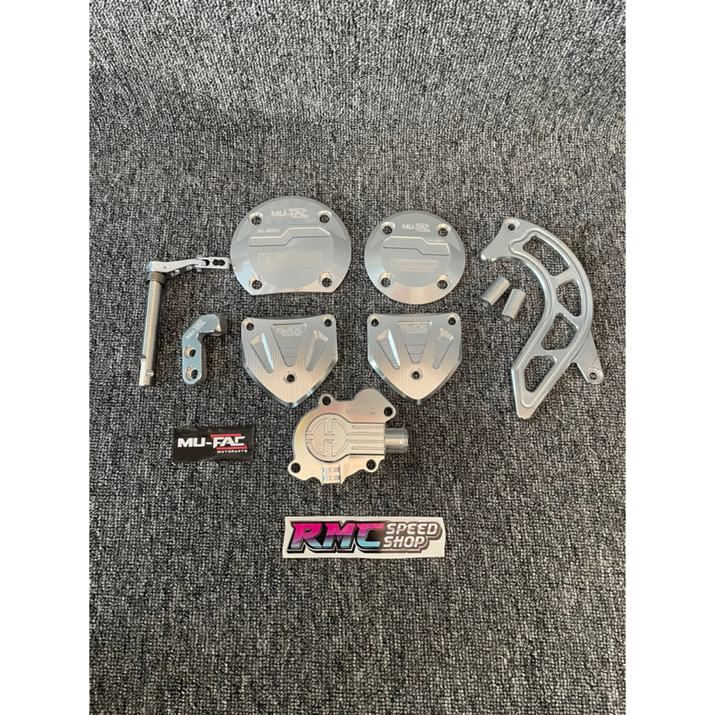 Paket 6 pisc Mufactory Untuk Ninja R Ninja SS Ninja RR Cover tutup mesin tutup kips tutup gear cover