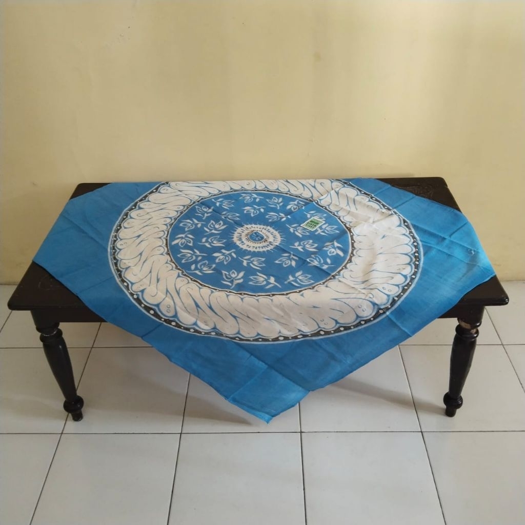 Taplak Meja Batik Meja Guru Meja Kantor pekalongan Motif Bundar