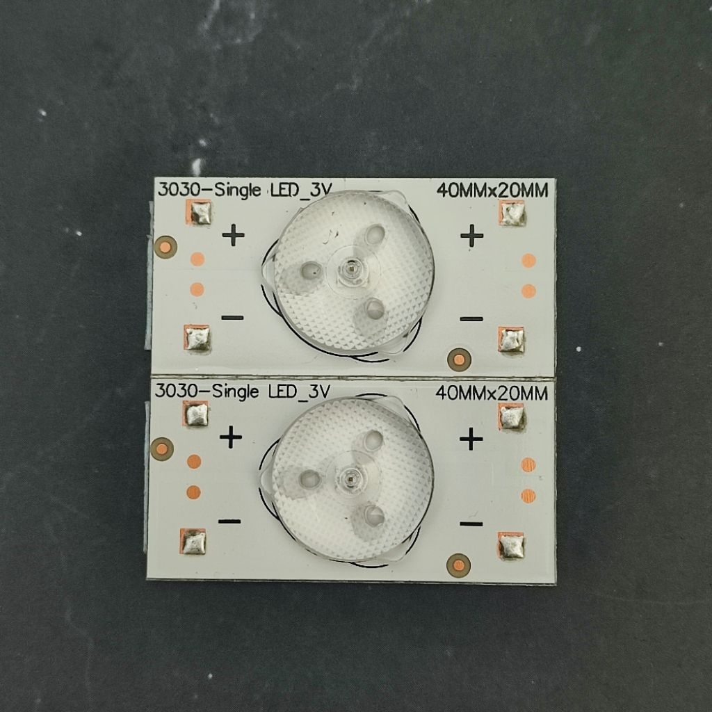 Lampu Backlight LED TV 1 Mata 3 Volt Universal