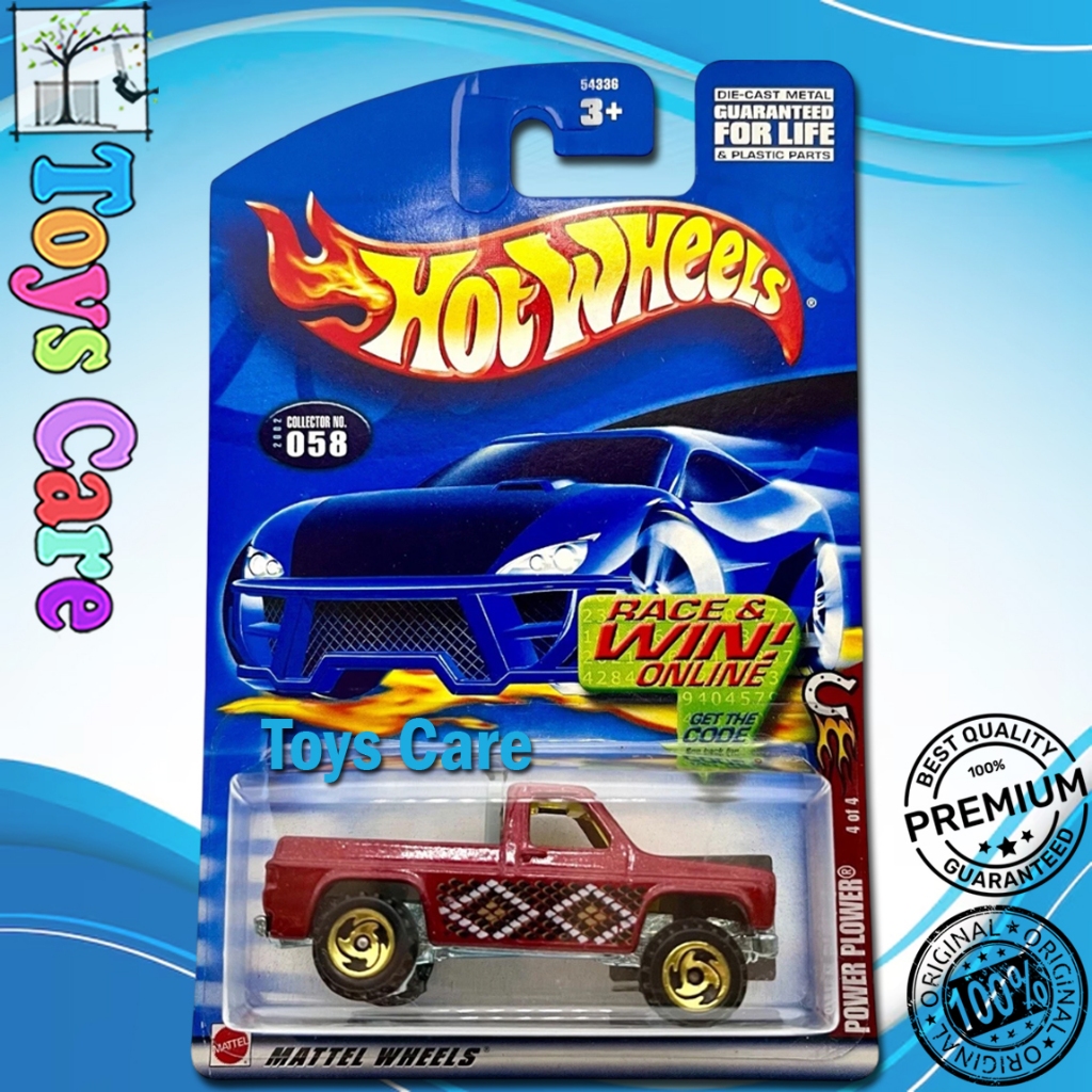 Hot Wheels Power Plower Merah 2000 Pickup Trucks