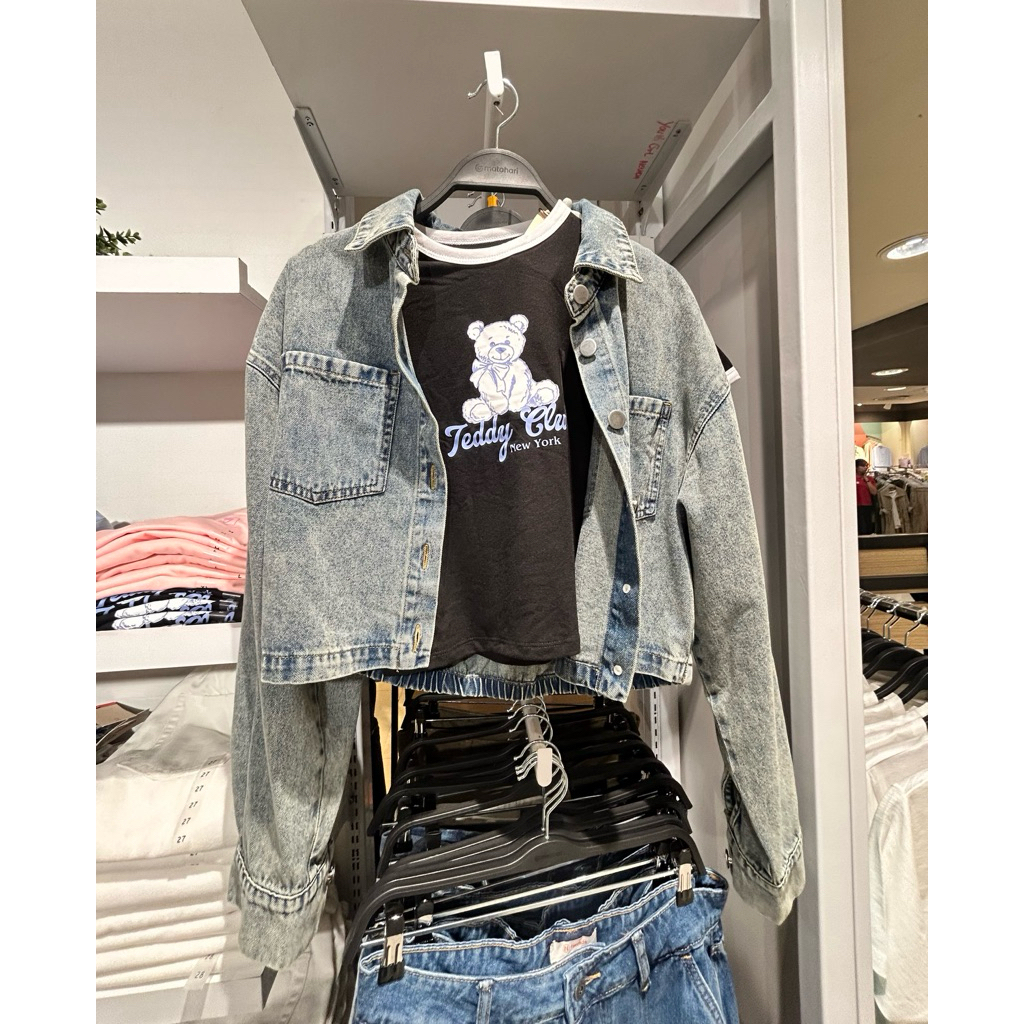 NEVADA Jacket denim wanita copty size S-XL