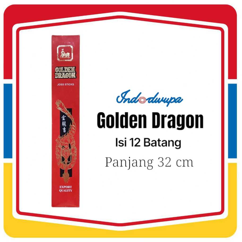 Dupa Golden Dragon Handmade Tulasi Recta Made In India