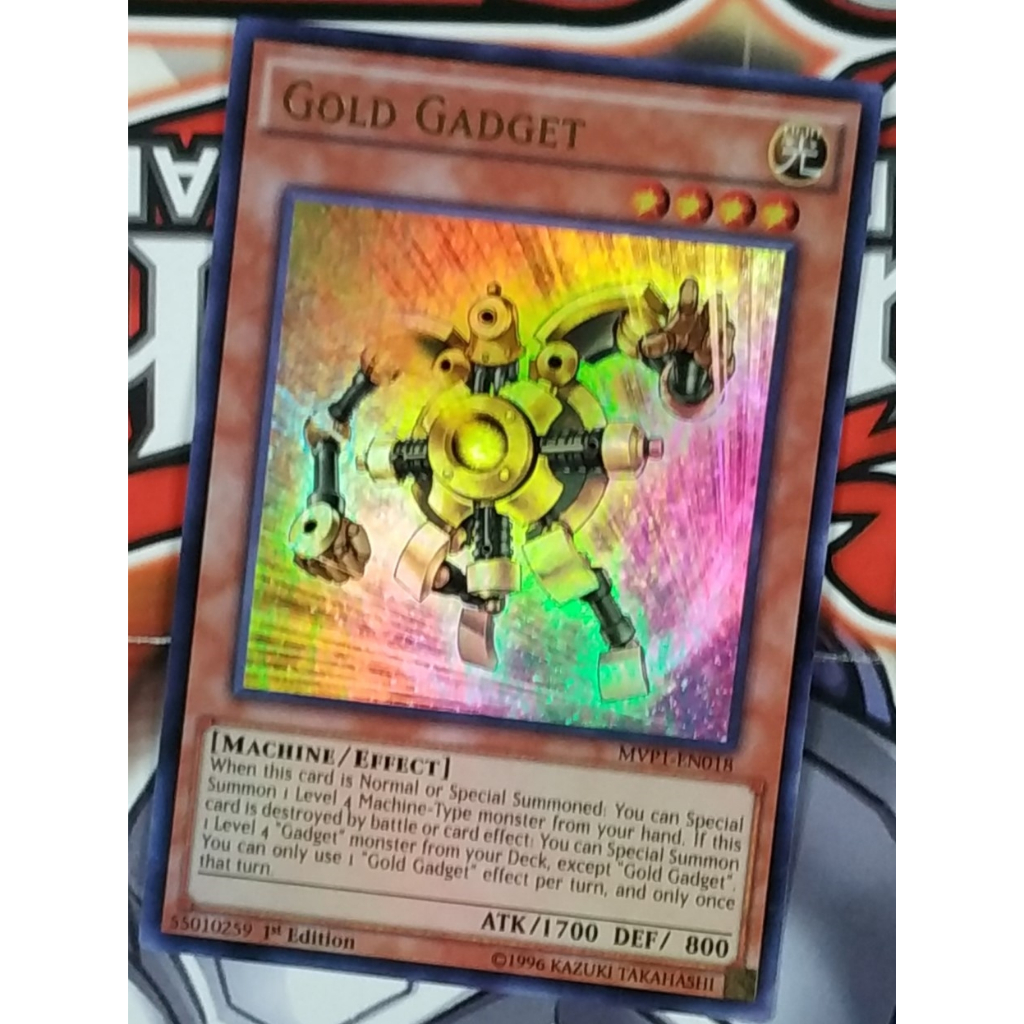 YuGiOh - Gold Gadget (MVP1-EN018) - Ultra Rare - Monster Card - Trading Card Game ORIGINAL