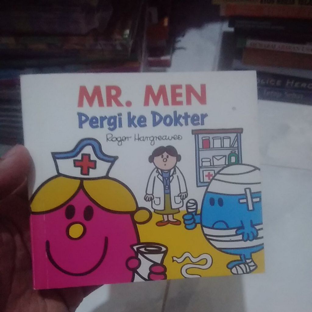 buku cerita anak Mr Men pergi ke dokter
