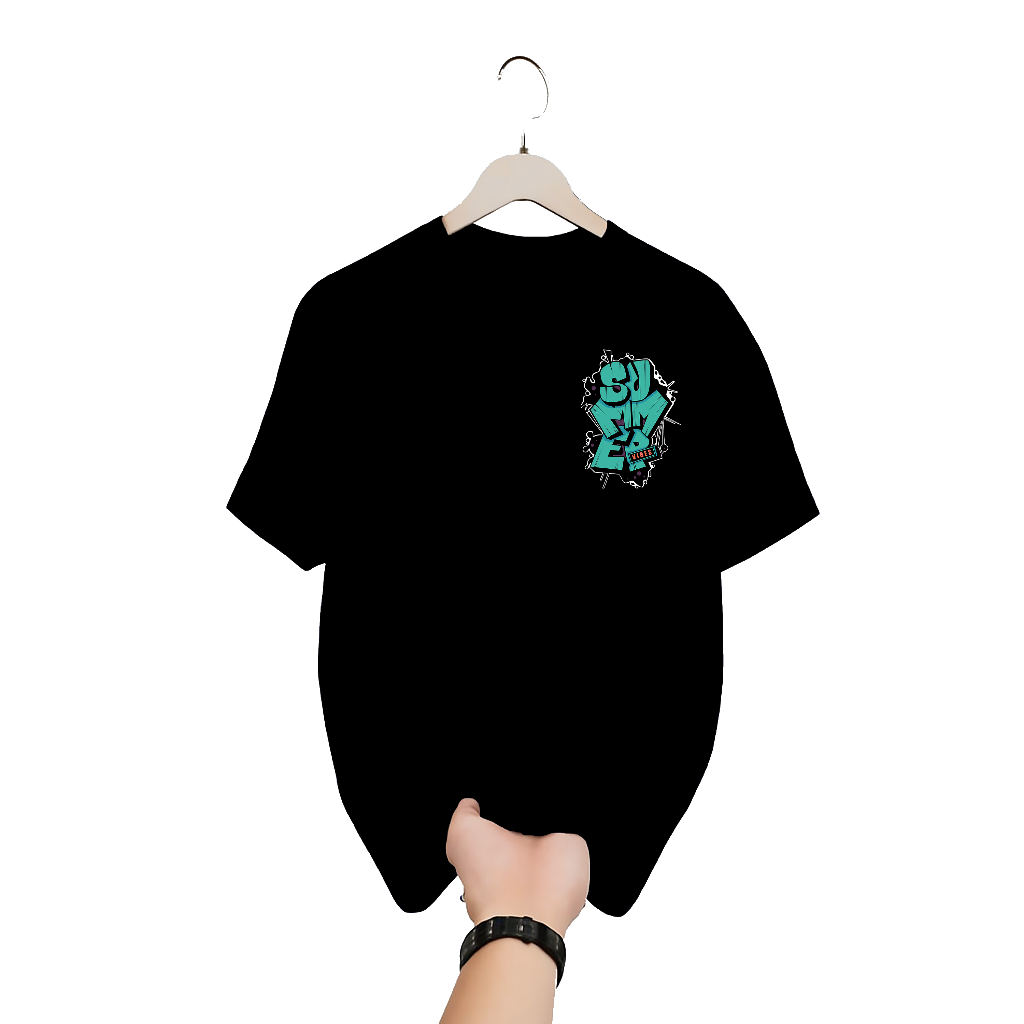 Kaos Distro Pria Pendek Trendy, Desain Cetak Fashion,Katun Combed Nyaman Berkegiatan Timberland