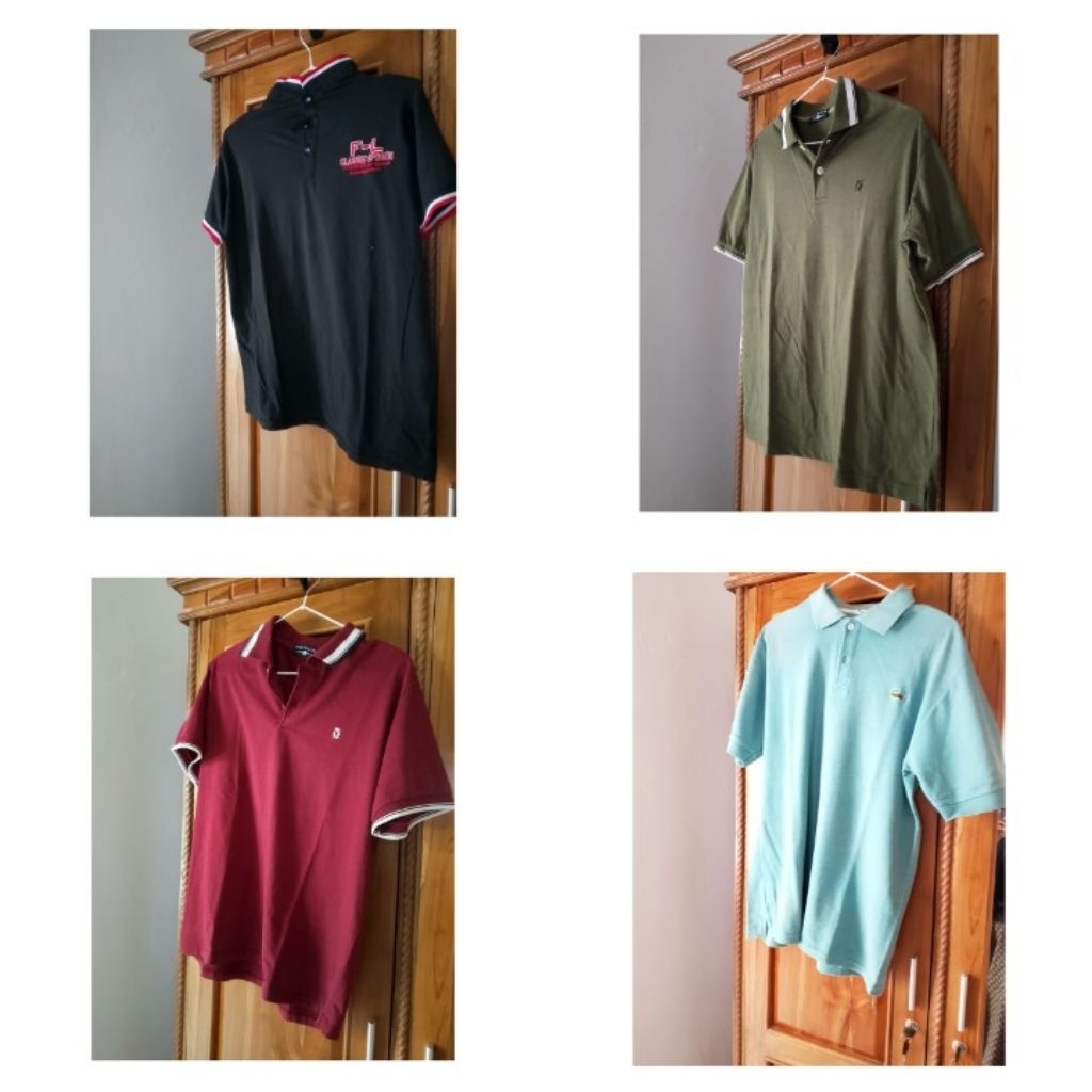 Polo Kaos Kerah Kemeja Pria Laki - Laki Matsuda Levis dll Preloved Termurah