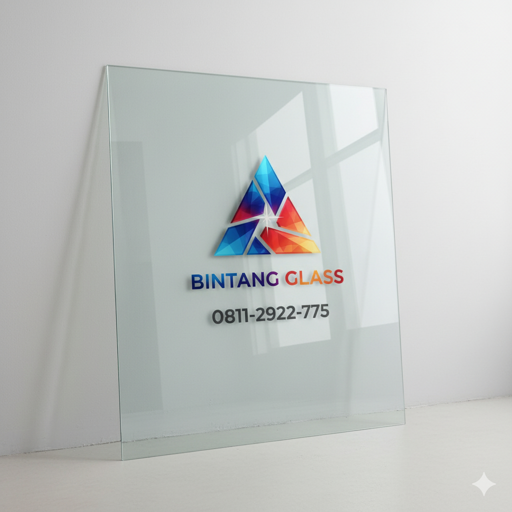 Jual Kaca Laminated Clear 8mm+PVB+8mm Murah Berkualitas | Harga Per M2 Terbaru (Custom Size)