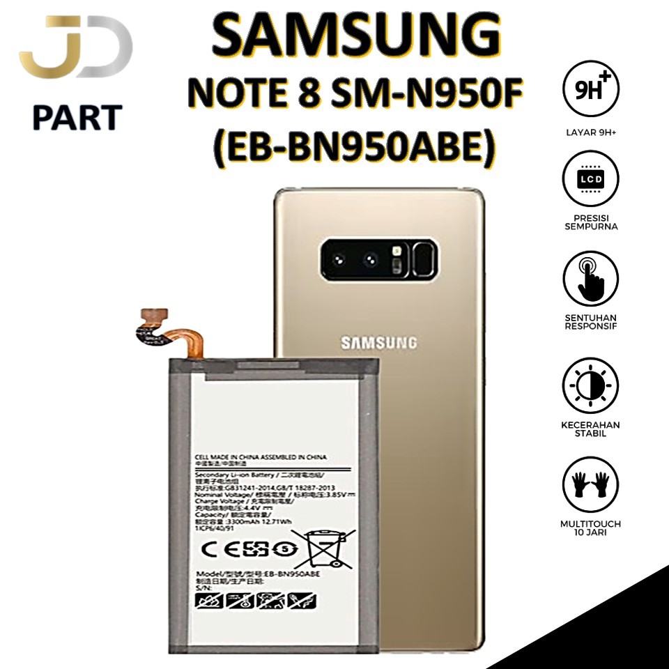 BATERAI SAMSUNG EB-BN950ABE SAMSUNG NOTE 8 SM-N950F Batre Batrai Baterai ORIGINAL 100%