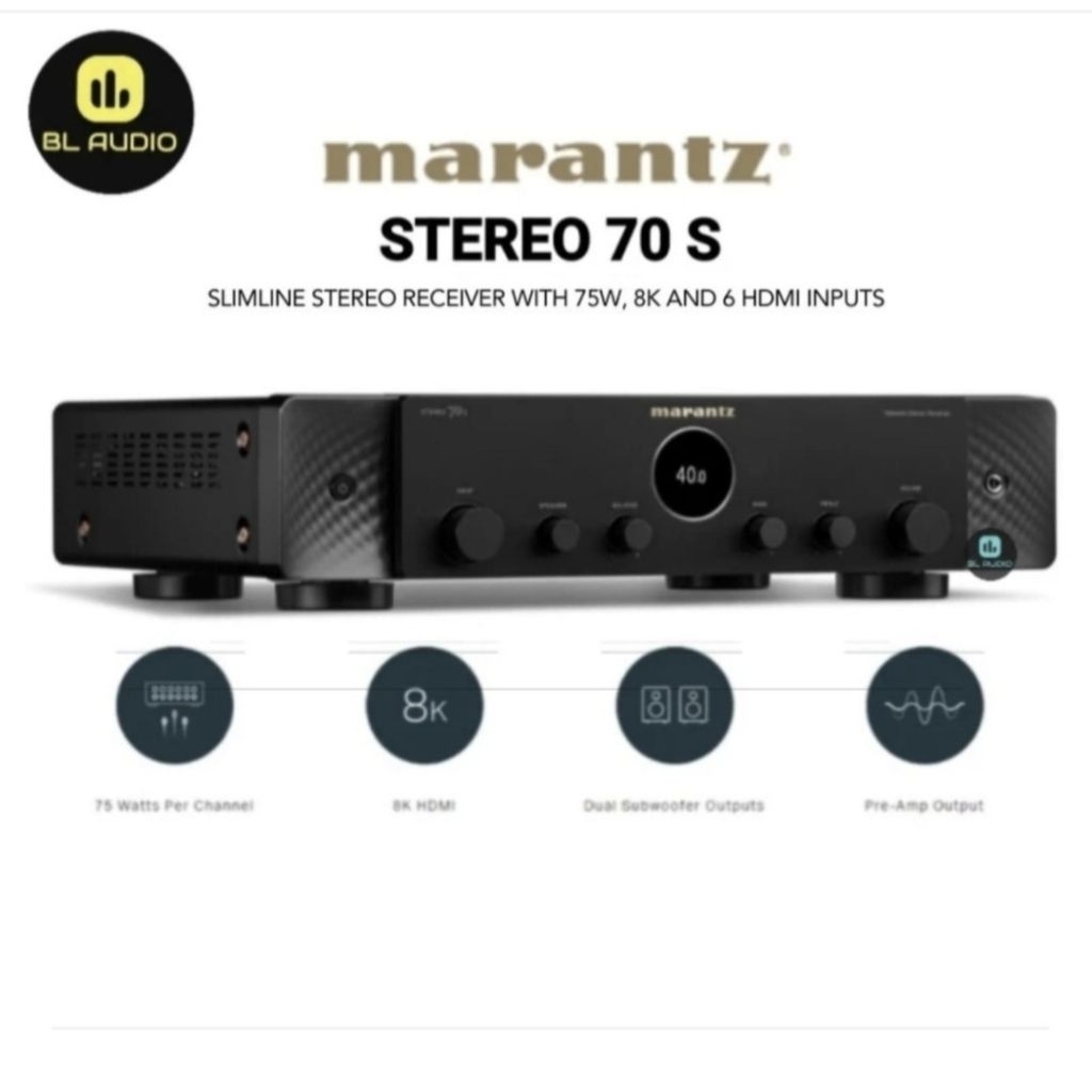Marantz Stereo 70 S Stereo70S / Stereo Streamer Amplifier