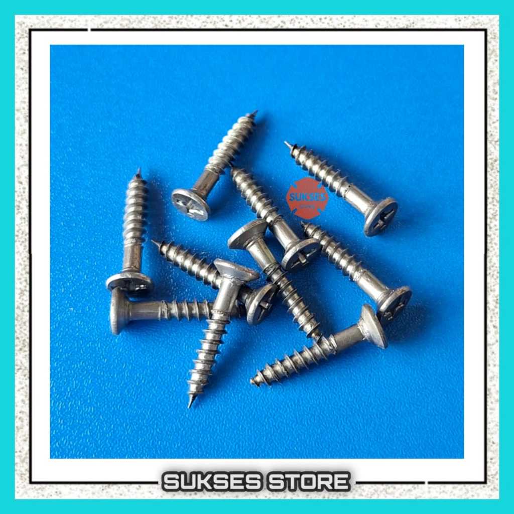 Sekrup Kayu / Baut Sekrup Kayu / Wood Screw Plus (+)
