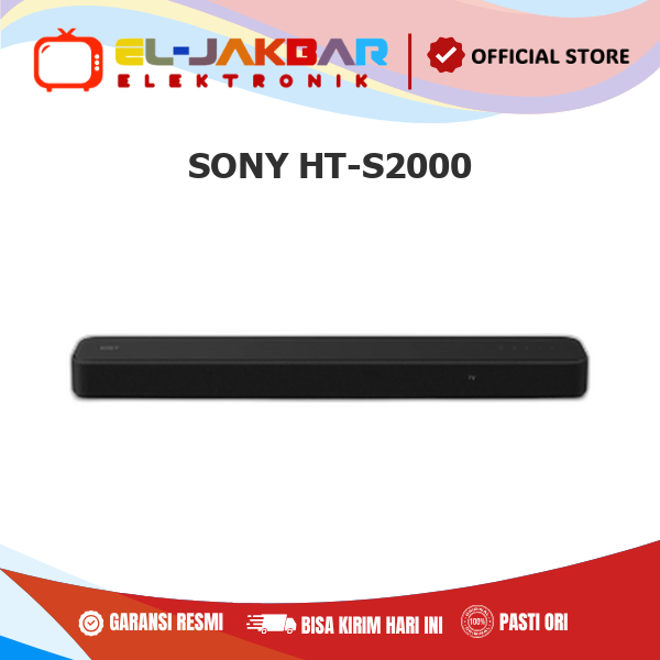 SONY HT-S2000 Soundbar 3.1ch Dolby Atmos Wireless SubWoofer