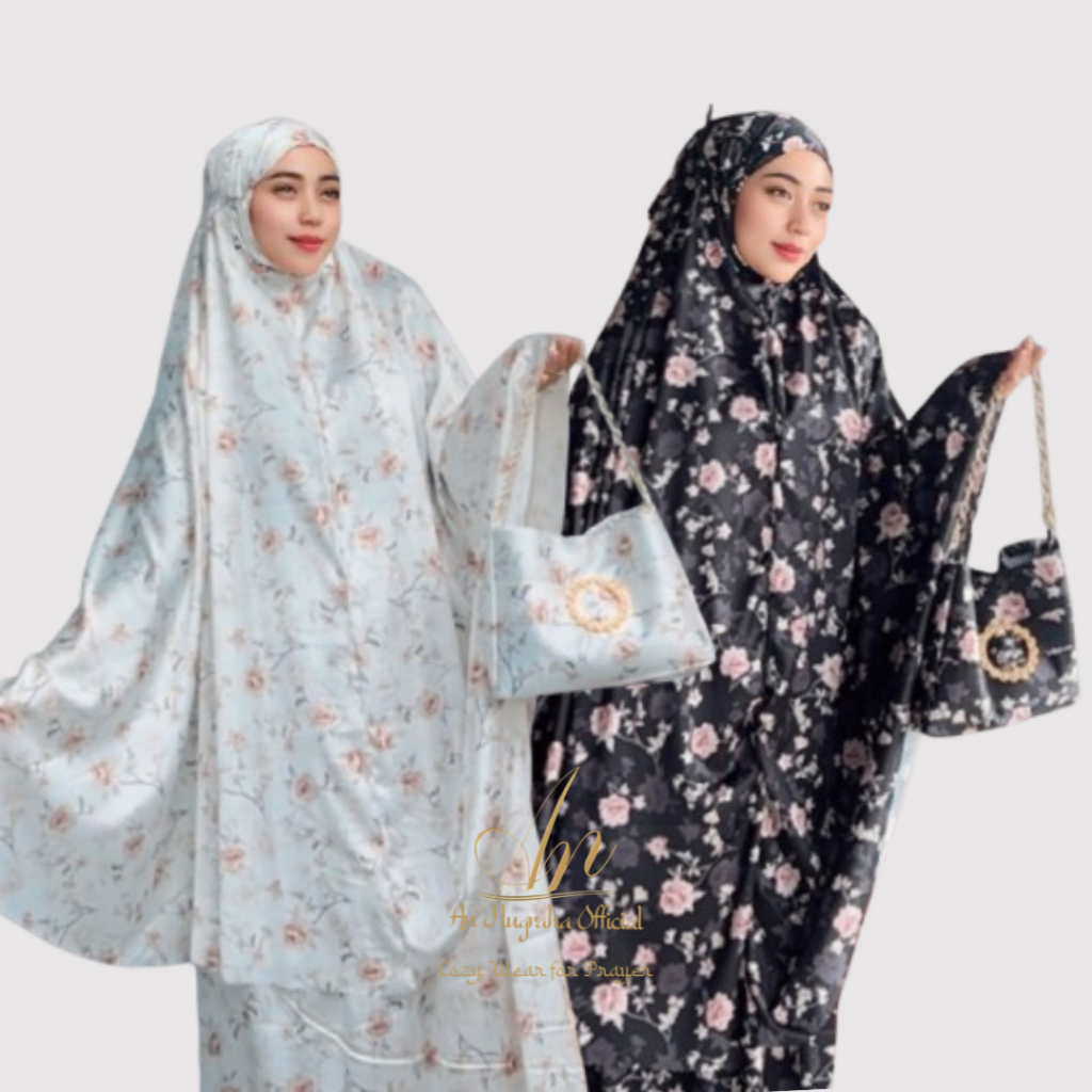 Mukena Dewasa Daily 2in1 Armanita Silk Luxury Laser Cut