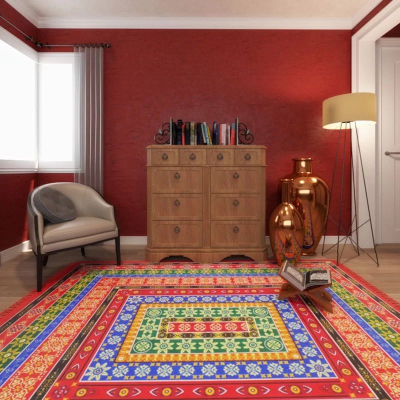 Karpet Lantai Turki Size 205 x 240 cm / Karpet Ostrich / Tikar Lipat Jumbo / Tikar Acara Ok