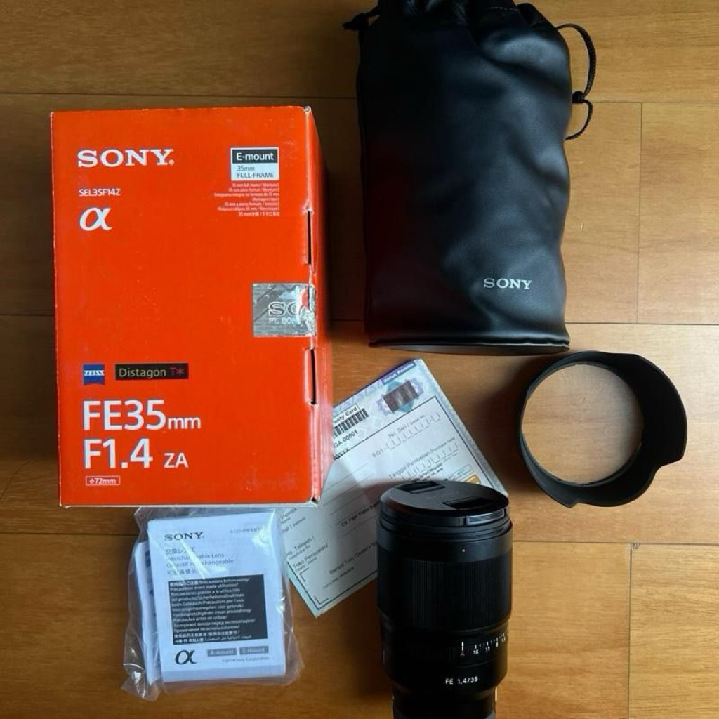 Lensa Zeiss 35mm F1.4 for Sony (Lensa Second)