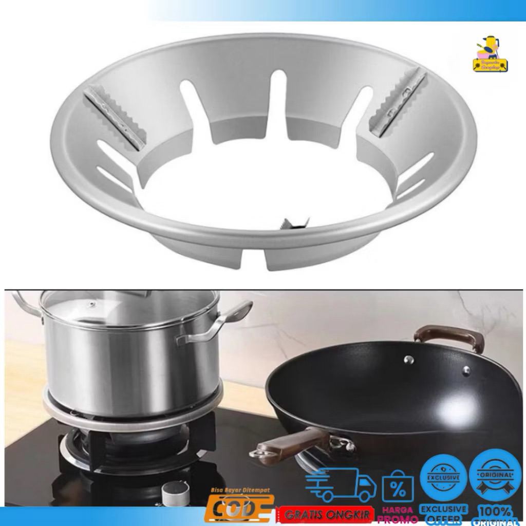 Alas Kompor Bahan Alumunium Nampan Dudukan Kompor Gas Serbaguna Cover Alas Kompor