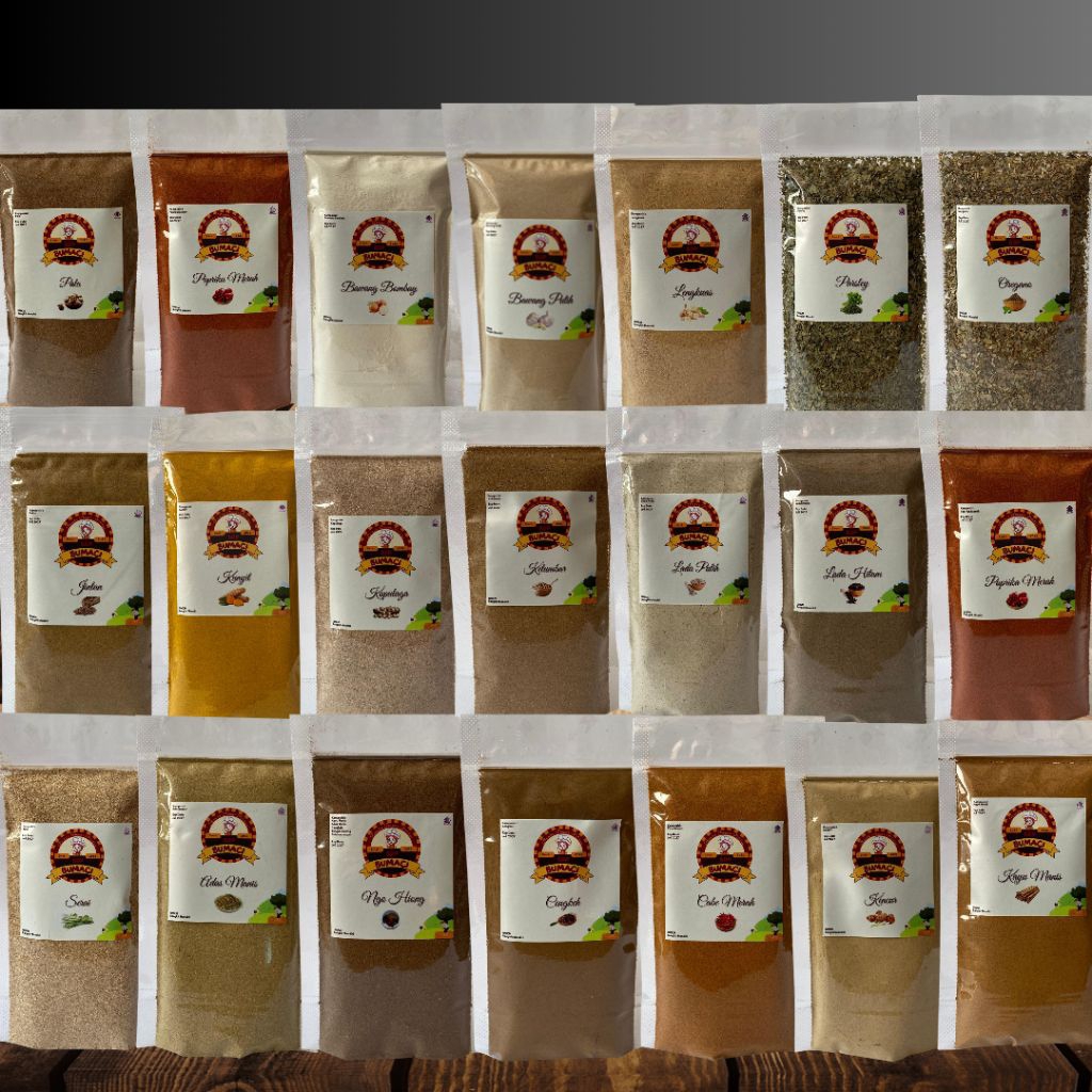 Bumbu Dapur Bubuk 100 gr / Bawang Putih Bubuk / Bawang Merah Bubuk / Bawang Bombay Bubuk / Lada Puti