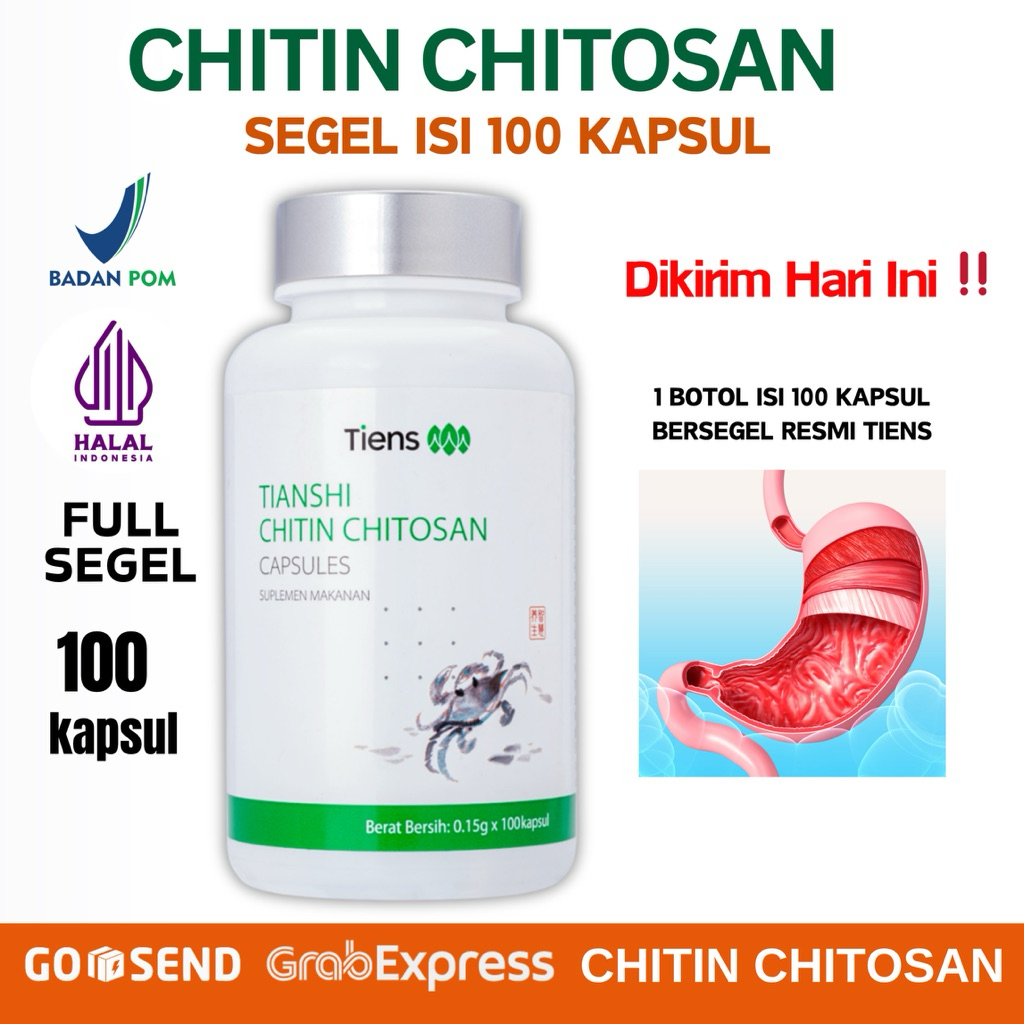 Tiens Obat Asam Lambung Kronis Maag Asam LambungTiens Chitin Chitosan