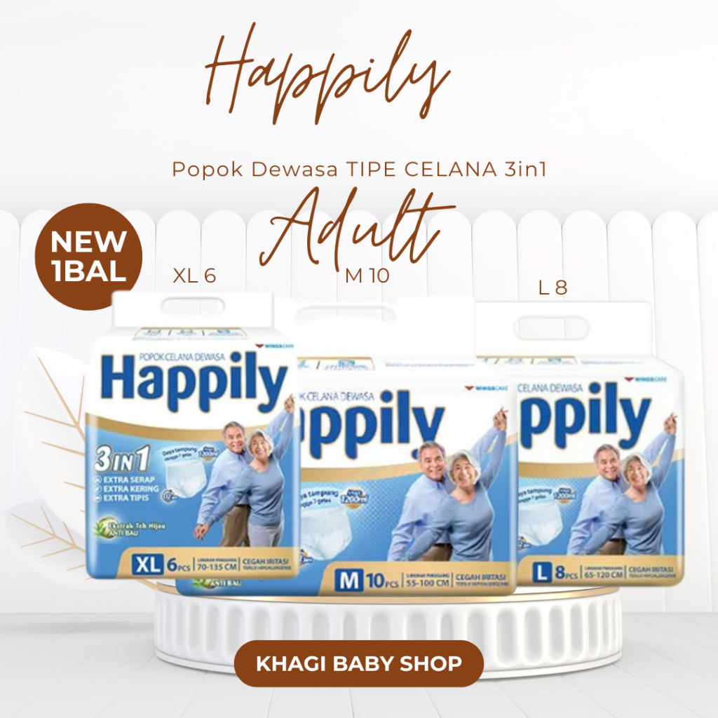 Popok Tipe Celana 3in1 1 Bal