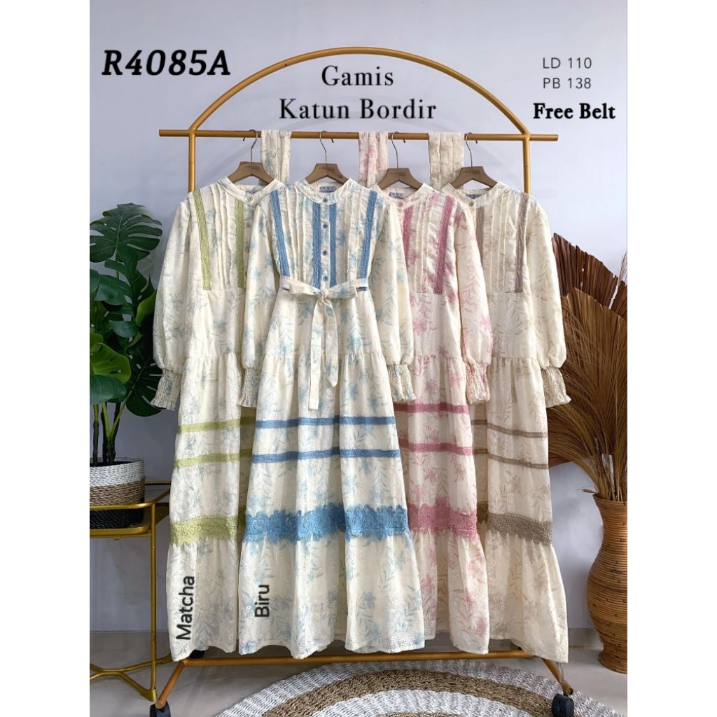 Midi Vanessa Gamis Vanessa Midi Katun Bordir Gamis VNS..