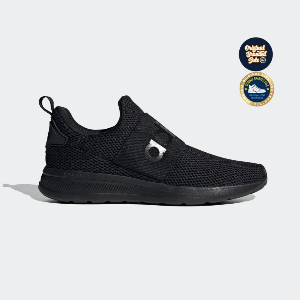 ORIGINAL GARANSI SEPATU ADIDAS LITE RACER ADAPT SLIP ON BLACK SIZE 46⅔