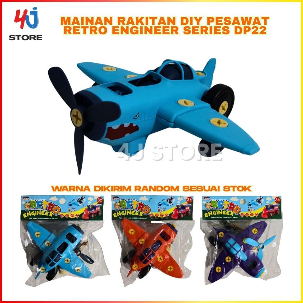 4JStore Mainan Kapal Rakitan DIY Edukasi