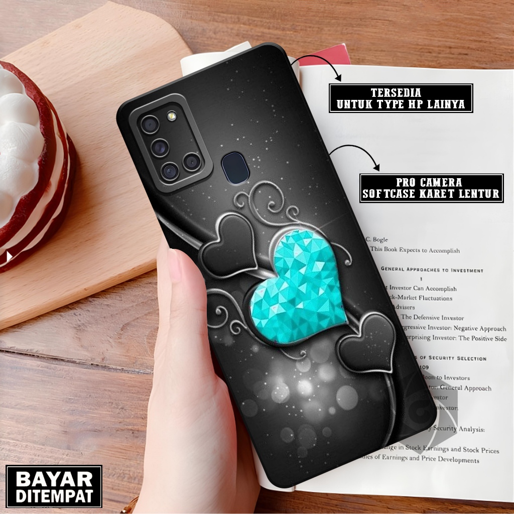 Softcase SAMSUNG GALAXY A21S - Fashion Case Love - Case SAMSUNG GALAXY A21S - Pro Camera - Kesing SA