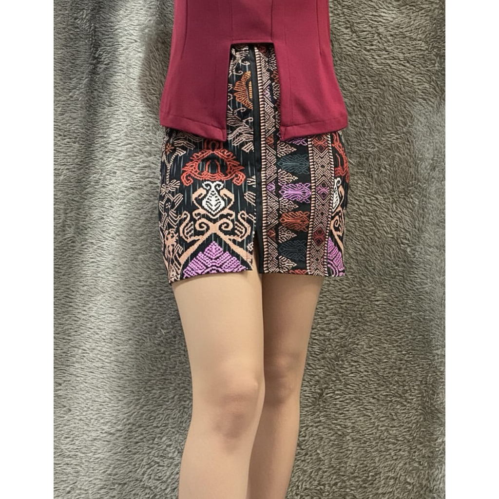 Rok Pendek Mostcreft Motif Songket Random