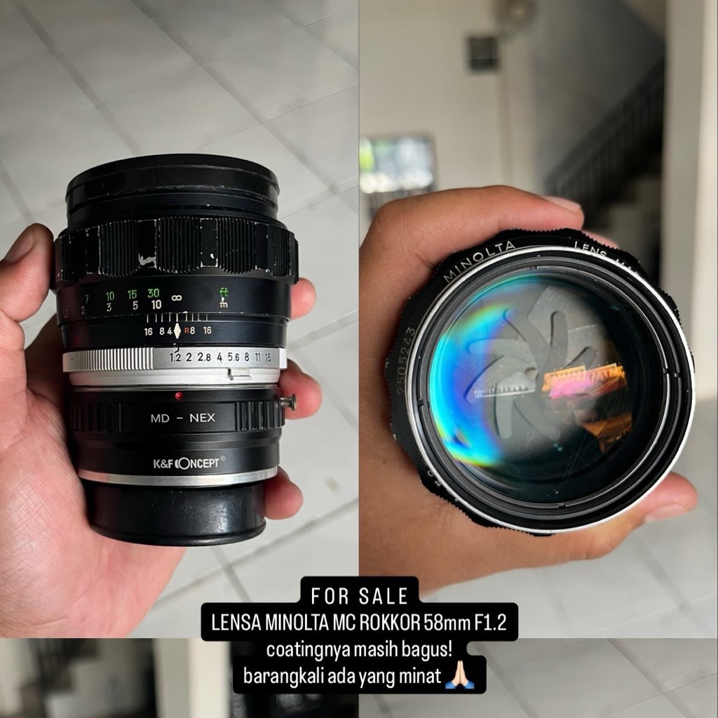 MC Minolta Rokkor f1.2