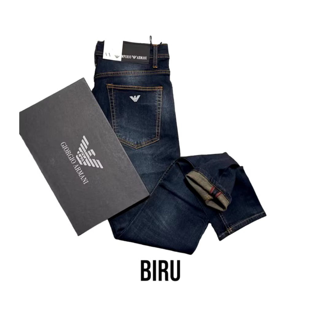COD celana jeans panjang pria slim fit import / celana jeans pria model slim fit ukuran jumbo 28 - 3