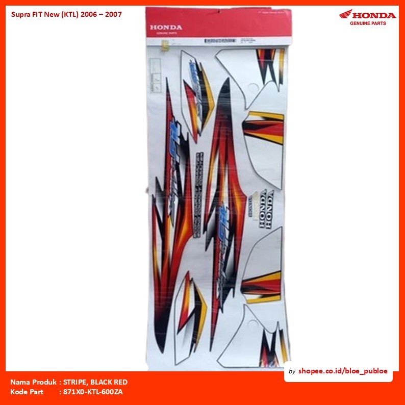 STRIPE, BLACK RED/871X0KTL600ZA