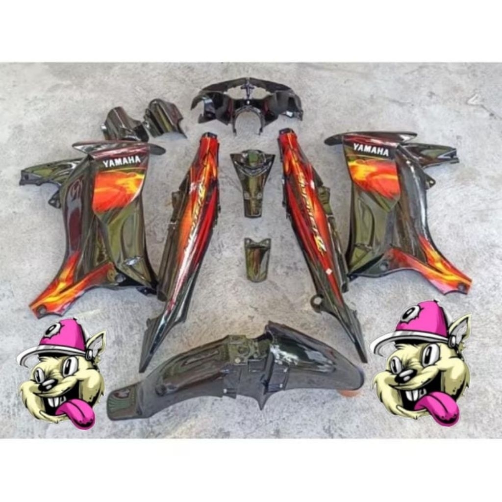 full set body motor Yamaha Jupiter z new Burhan