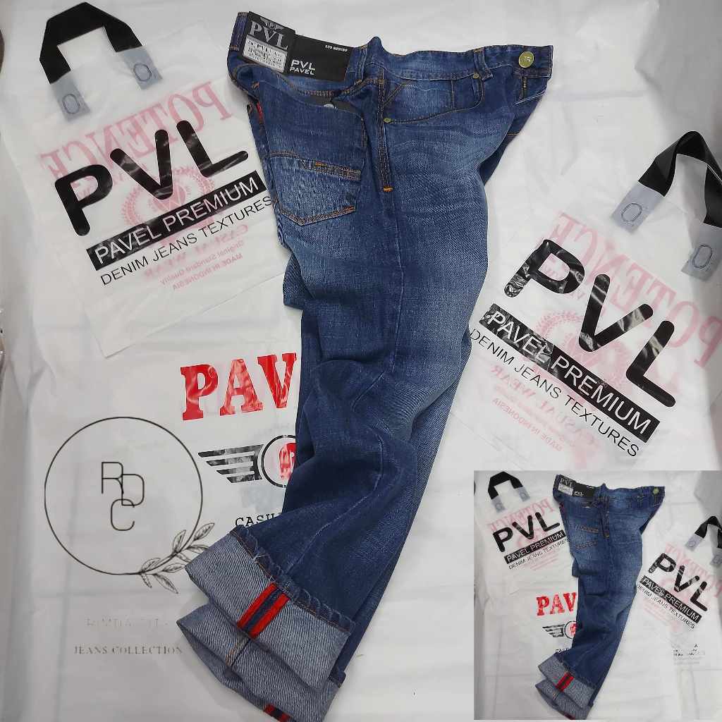 CELANA JEANS PRIA PAVEL PVL ORIGINAL 28-44