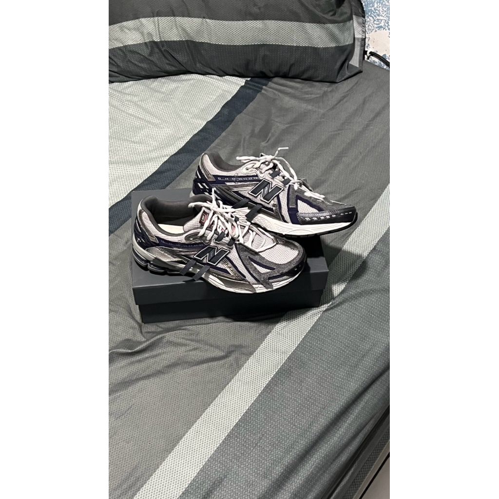 Sepatu New Balance 1906A Silver Metalic Blue ORIGINAL AUTHENTIC FULLSET size 45