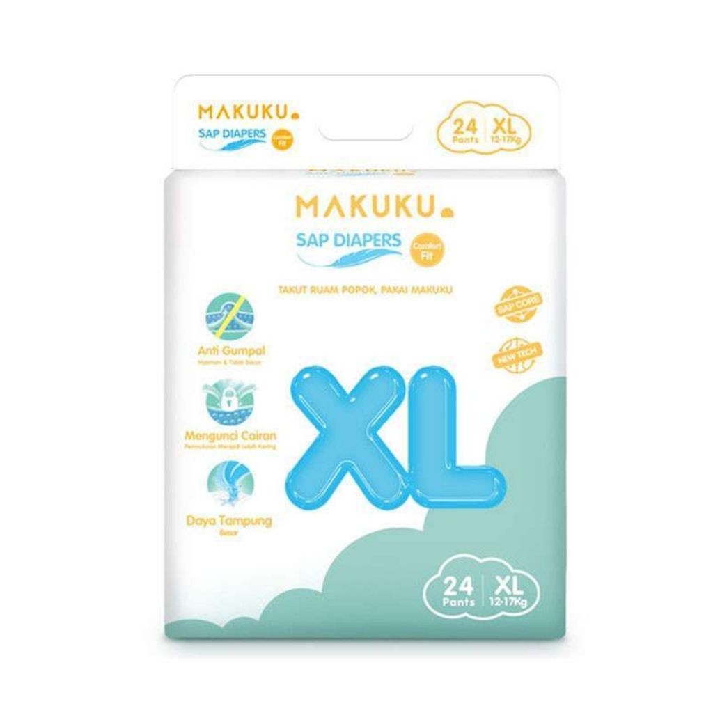 Pampers MAKUKU COMFORT FIT PANTS XL-24