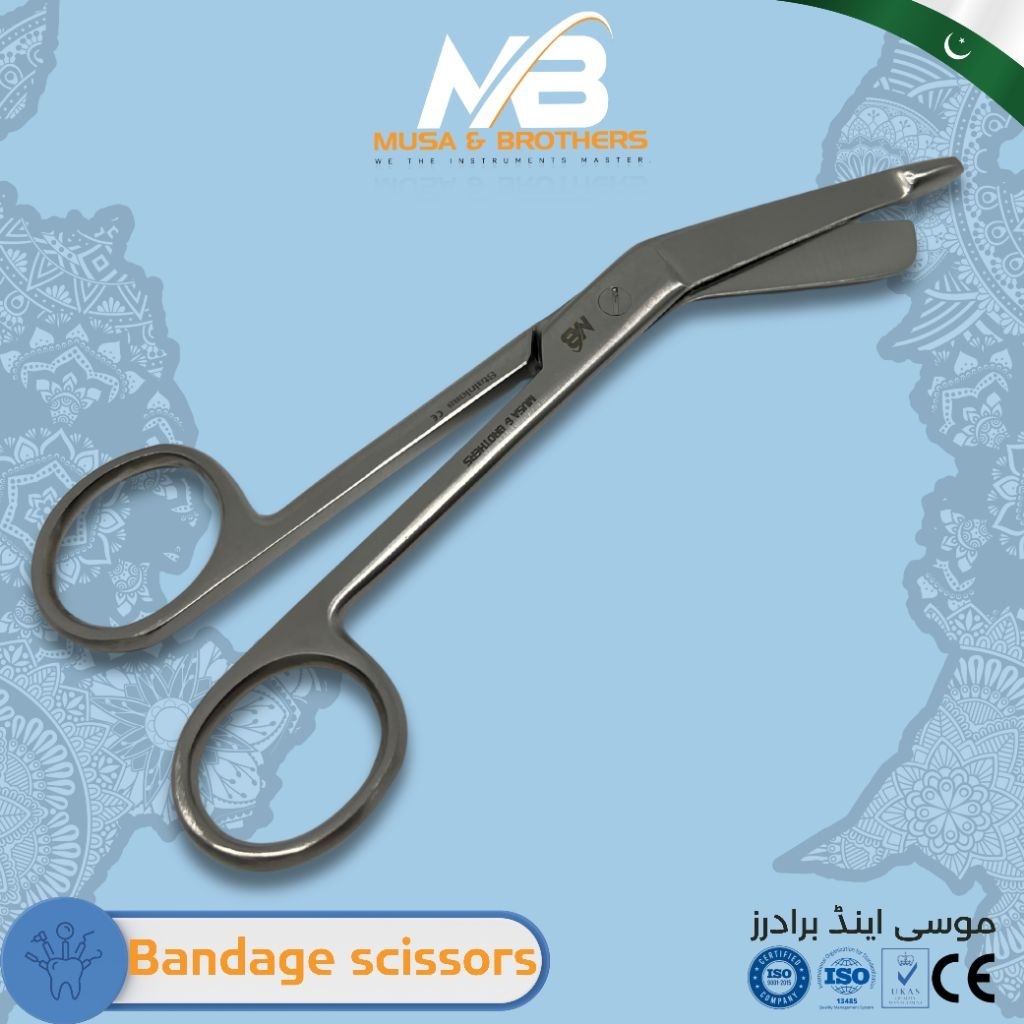 MB Bandage scissors premium quality , Lister scissors, Gunting perban, gunting plaster. Alkes dokter